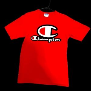 "Champion" brand big logo tee